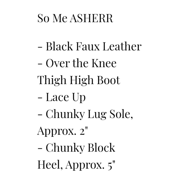 Thigh high platform boots ,lace up front, chunky lug soul Nwot - Picture 7 of 8